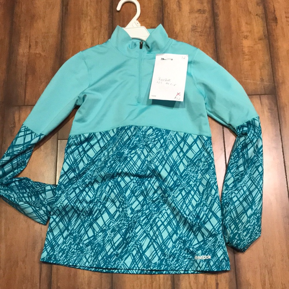 reebok dri-fit quarter zip jacket